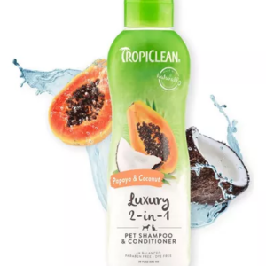 Shampoo Tropiclean Papaya & Coconut 591 ml (TR-15)