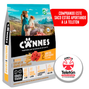 Alimento Perro Cannes Adulto Raza Pequeña Carne Cereales 18 KG