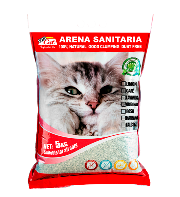 Arena Vip Cat Talco 5 KG Aglutinante